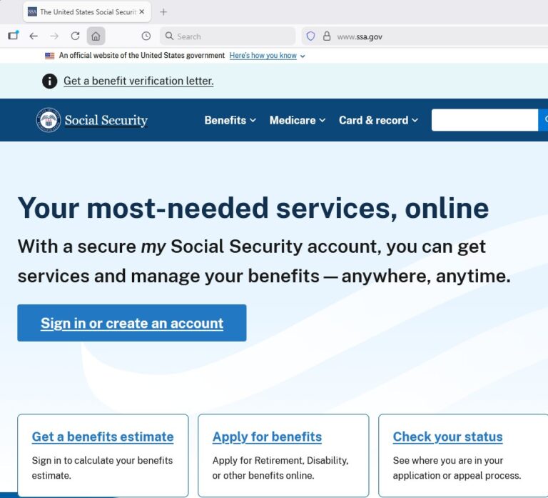 Tips on How and Why to Use Social Security Website